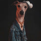 Hund Apollo auf Alu Dibond – Stilvolle Wandkunst für Hundeliebhaber